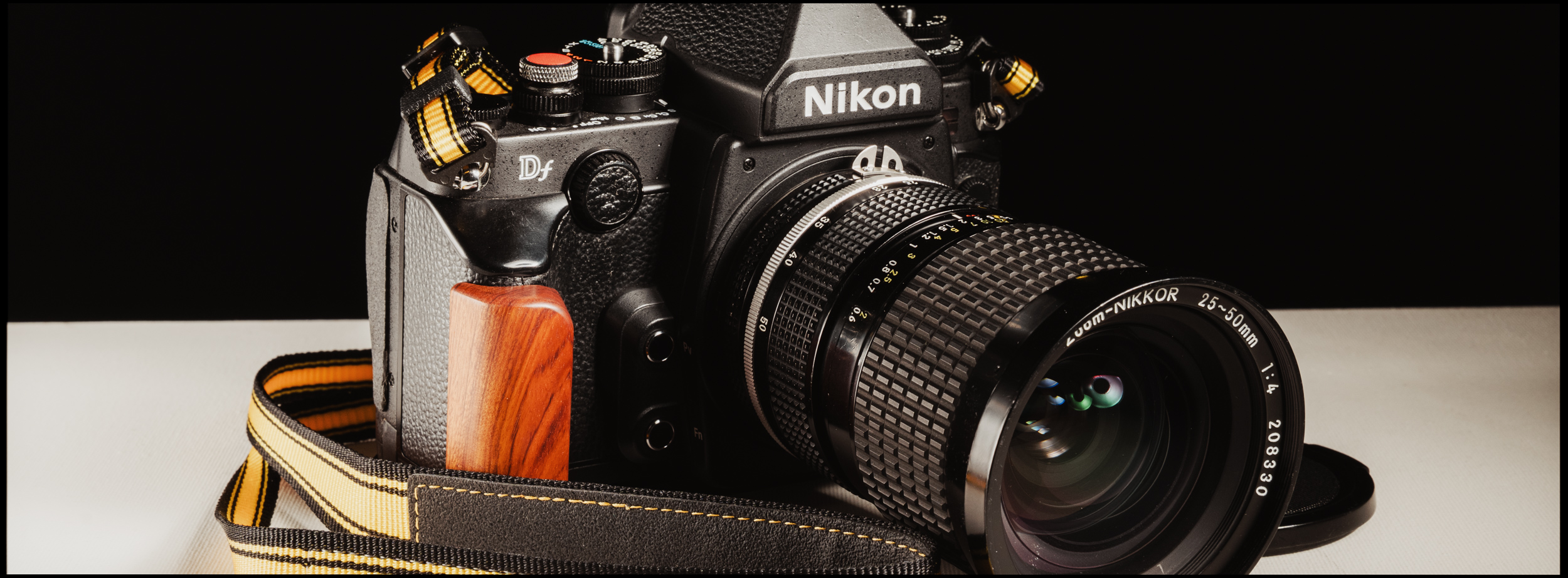 A retro-style digital camera, the Nikon Df, used for street and documentary photography by SaintyLtd